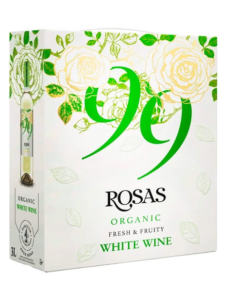 99 Rosas Fresh & Fruity Organic White Wine (Filled 11/24) | 12% | 3 l BIB