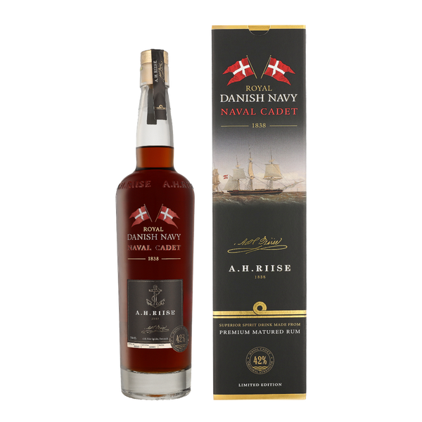 A.H. Riise Royal Danish Navy Naval Cadet + GB | 42% | 0,70 l