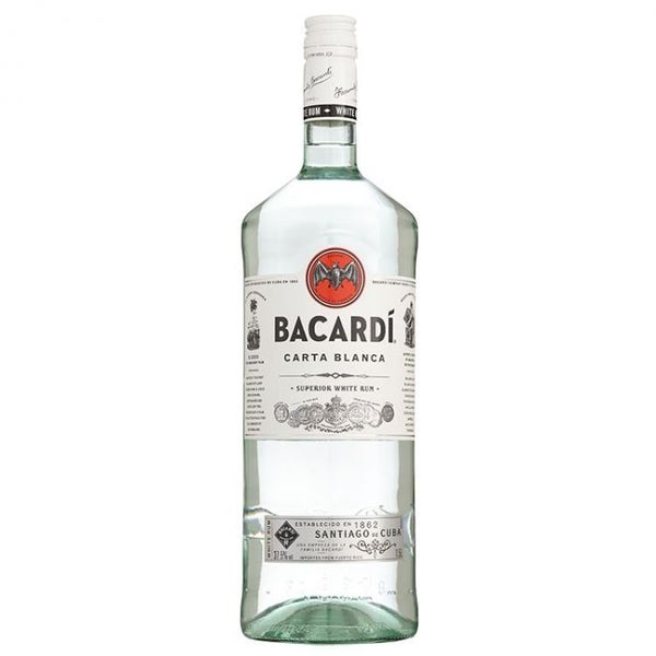 Bacardi Carta Blanca | 37,5% | 1,50 l