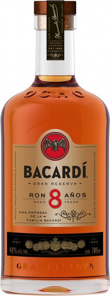 Bacardi Ron 8 A&ntilde;os, Reserva Superior | 40% | 0,70 l