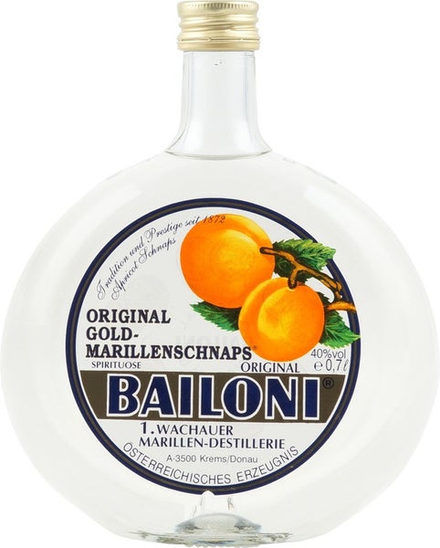Bailoni Marillenschnaps | 40% | 0,70 l