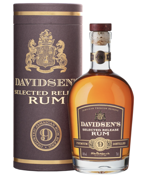 Davidsen&rsquo;s Dark Rum 9 Years, Giftbox | 40% | 0,70 l