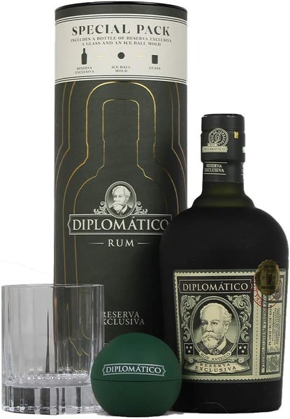 Diplomatico Reserva Exclusiva + Ice Ball Mold + Glass | 40% | 0,70 l