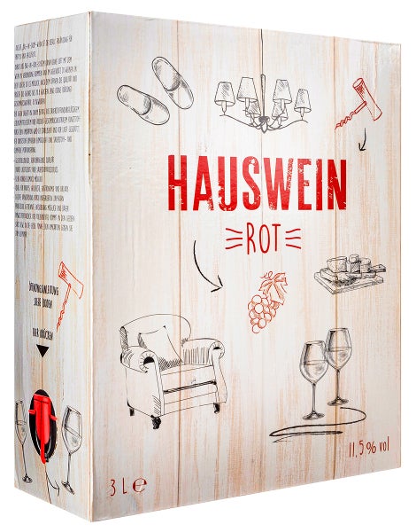 Hauswein Rot | 11,5% | 3 l BIB
