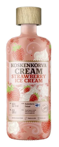 Koskenkorva Strawberry Ice Cream | 15% | 0,50 l