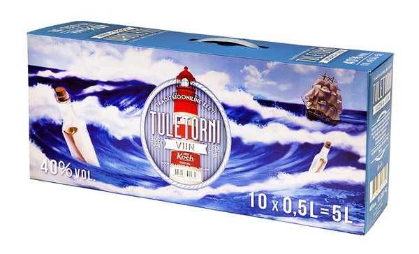 Tuletorni Viin Vodka 10 pack | 40% | 0,50 l PET