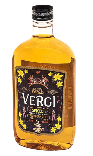 Vergi kryddad karibisk m&ouml;rk guldrom | 37,5% | 0,50 l