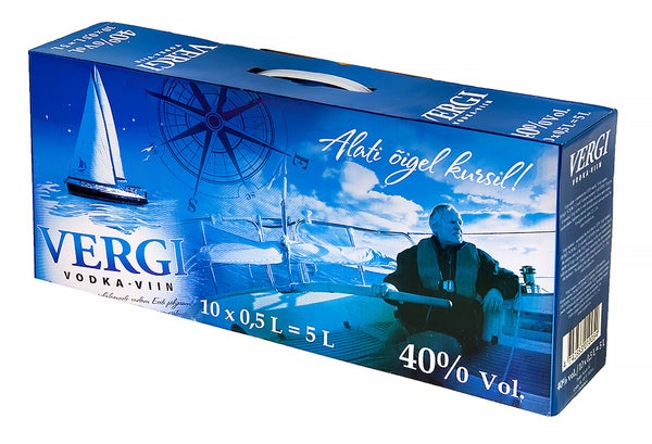 Vergi Vodka 10 pack | 40% | 10x0,50 l PET