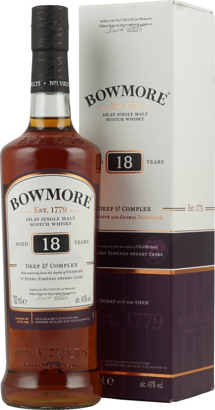 Bowmore 18 yo Deep & Complex | 43% | 0,70 l