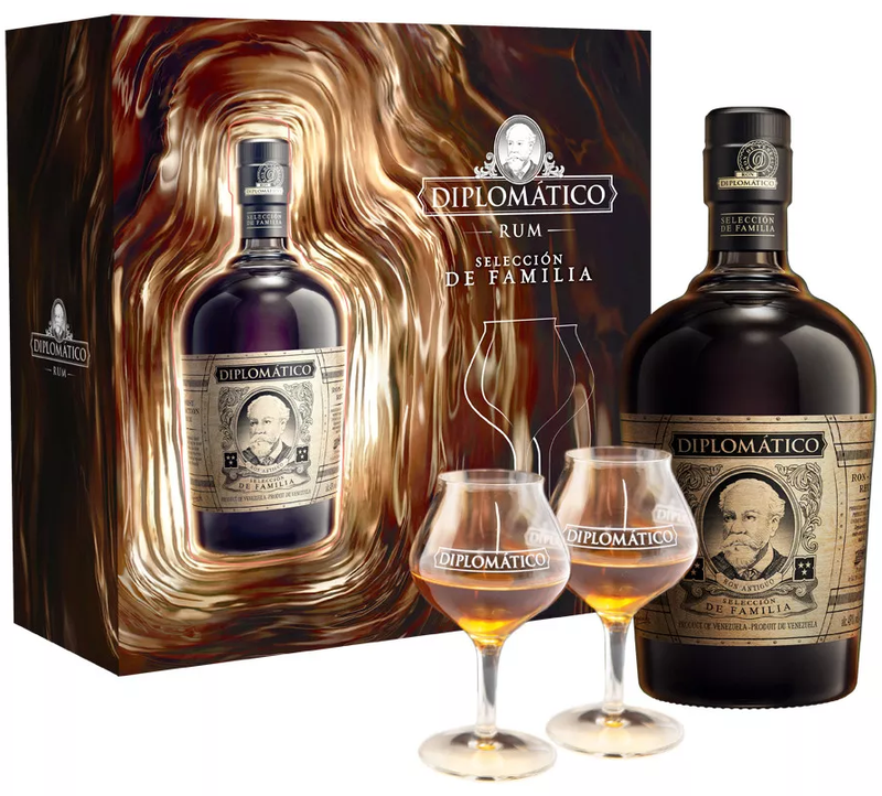 Diplomatico Seleccion de Familia + 2 Glasses | 43% | 0,70 l