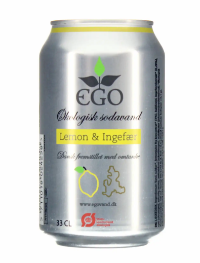 Ego Lemon/Ingef&aelig;r &Oslash;kologisk BIO | 24x0,33 l