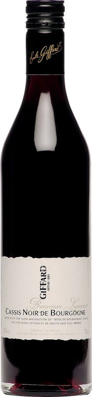 Giffard Cassis Noir de Bourgogne (schwarze Johannisbeere) Premium Liqueur | 20% | 0,70 l