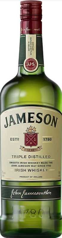 Jameson Triple Distilled Irish Whisky | 40% | 1 l