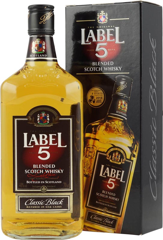 Label 5 Blended Scotch Whisky | 40% | 0,70 l