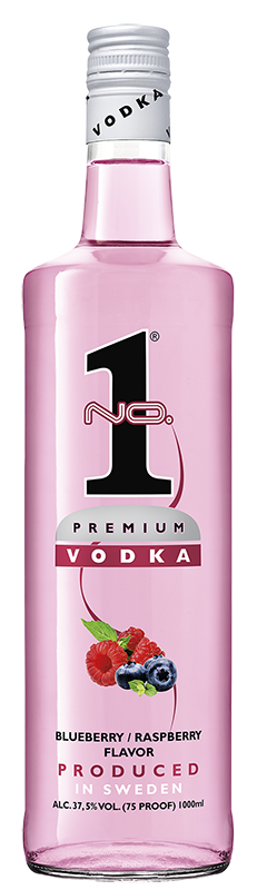 No.1 Vodka Raspberry / Blueberry | 37,5% | 1 l