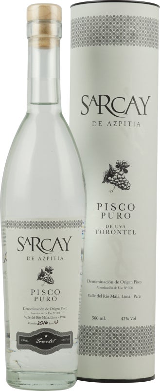 Pisco Puro de Uva Torentel | 42% | 0,50 l