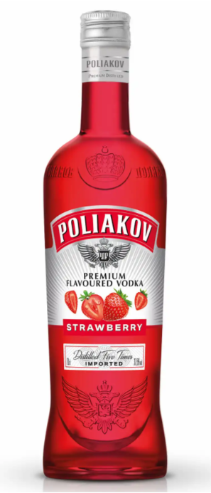 Poliakov Vodka Strawberry | 37,5% | 0,70l