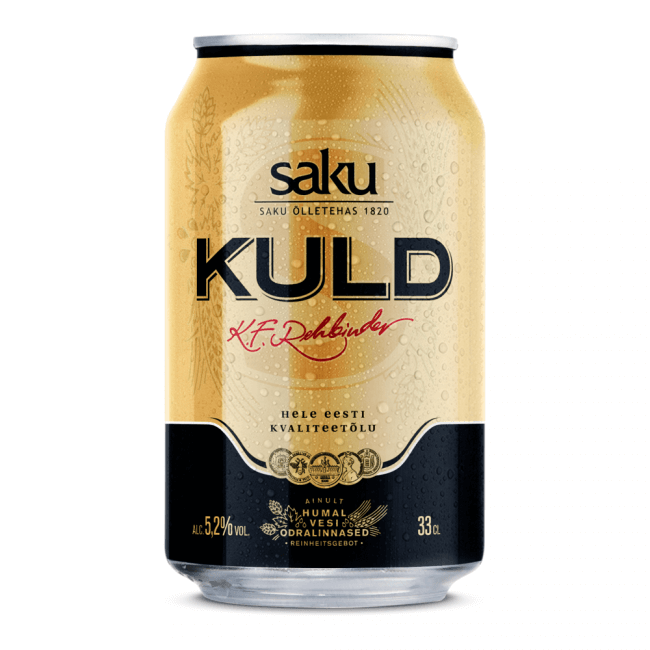 Saku Kuld  | 5,2% | 24x0.33 l