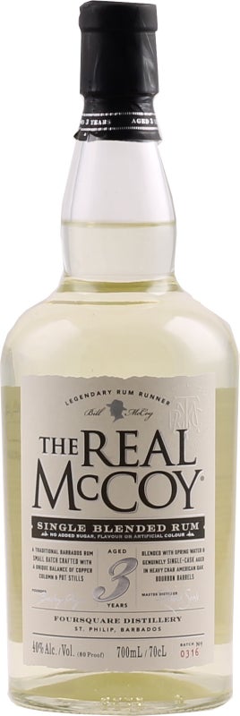The Real McCoy 3YO Rum | 40% | 0,70 l